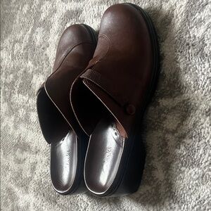 Clarks Dark Brown Slip-On Loafers